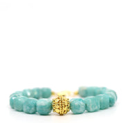 Amazonite & 18K Gold Filled Bracelet