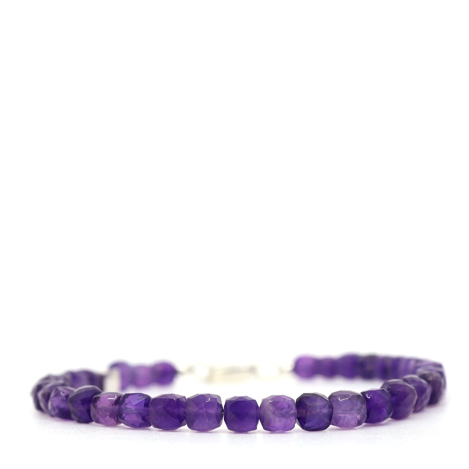 Amethyst & Sterling Silver Bracelet