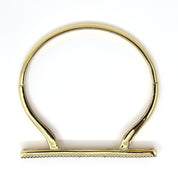 Gold Cubic Zirconia Bar Bangle