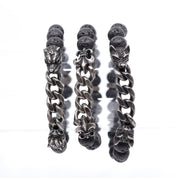 Panther & Black Lava Bracelet