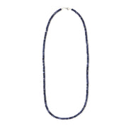 Faceted Natural Blue Sapphire Necklace