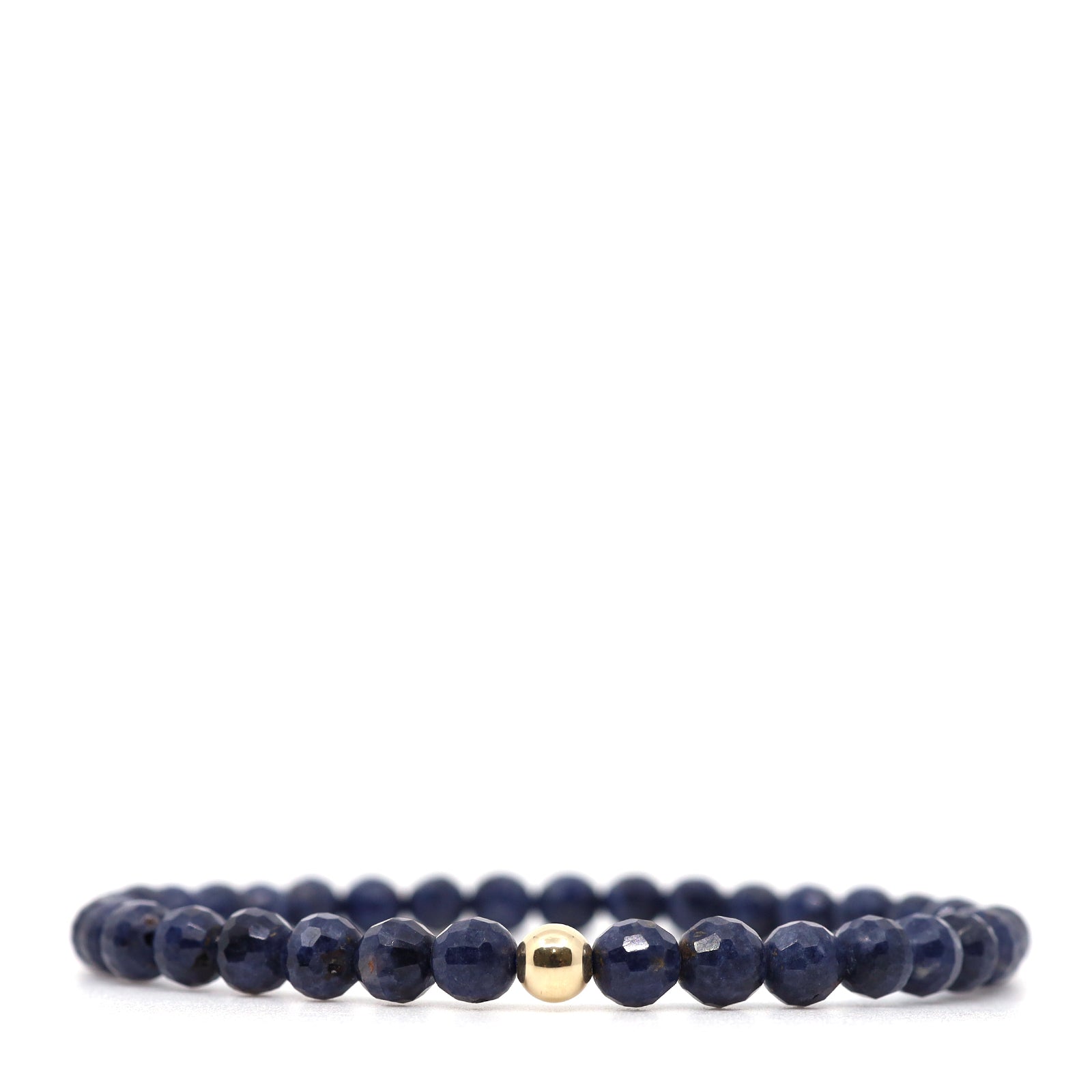 Blue Sapphire & 14K Solid Gold Bracelet