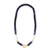 Lapis Lazuli, Blue Sodalite, Sandstone & Jade Necklace