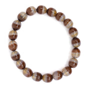 Brown Banded Agate Bracelet