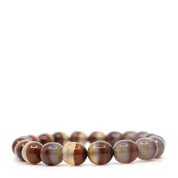 Brown Banded Agate Bracelet