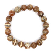 Natural Brown Rhodochrosite Bracelet