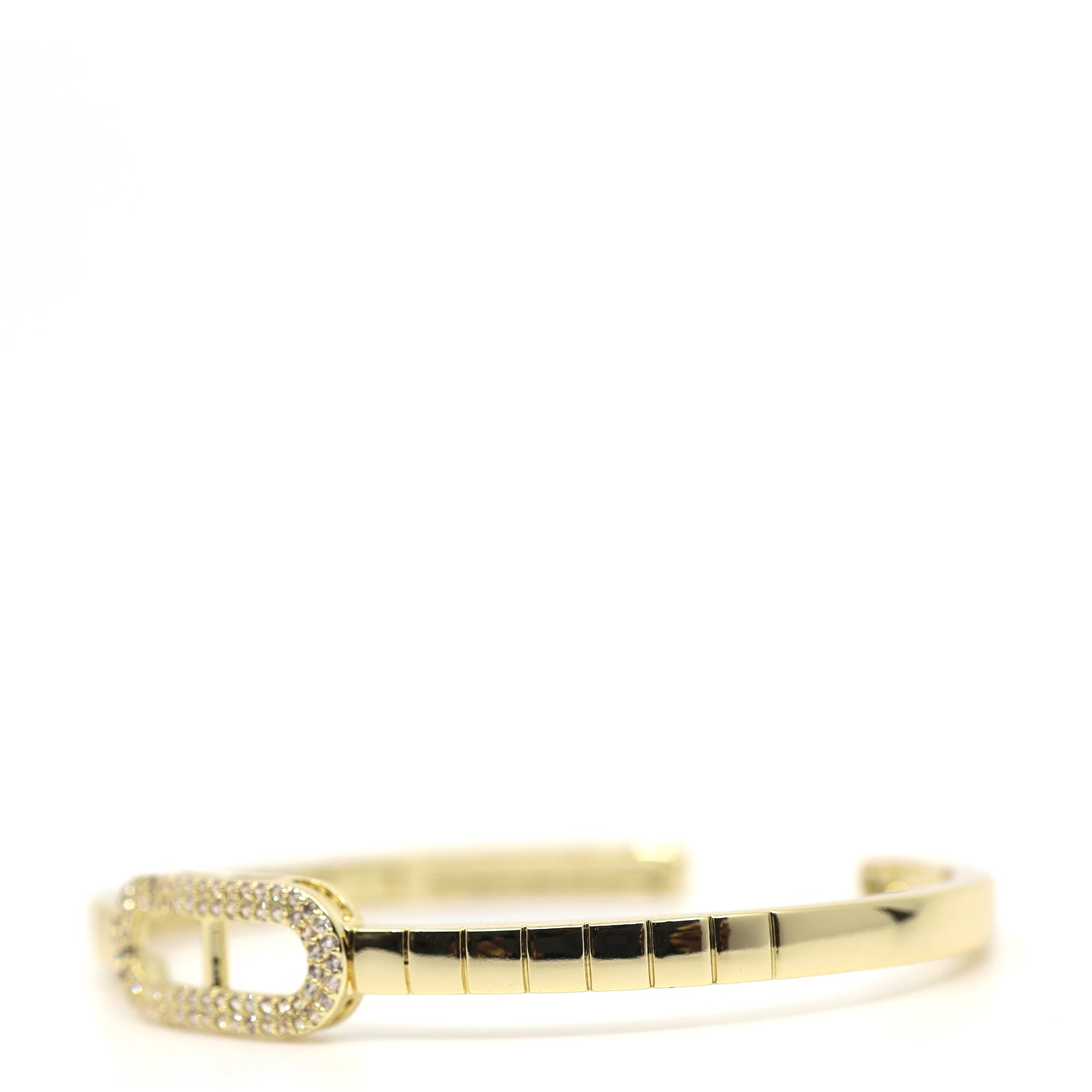 Buckle Cubic Zirconia Bangle