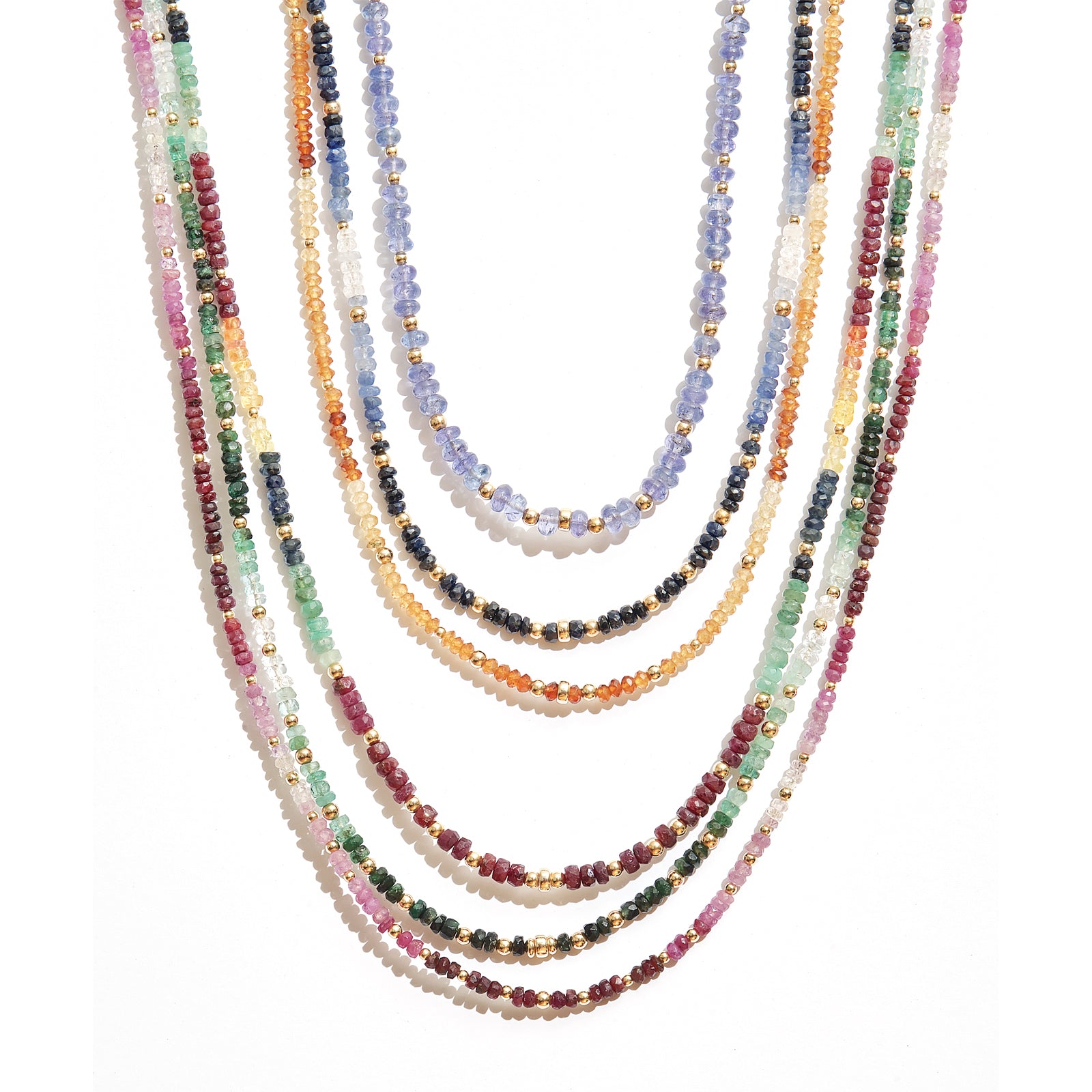 Blue Sapphire Ombre Necklace