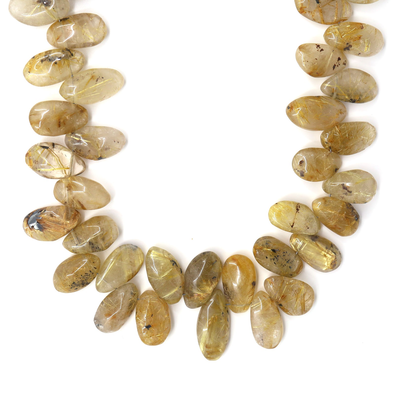 Golden Rutilated Quartz Necklace