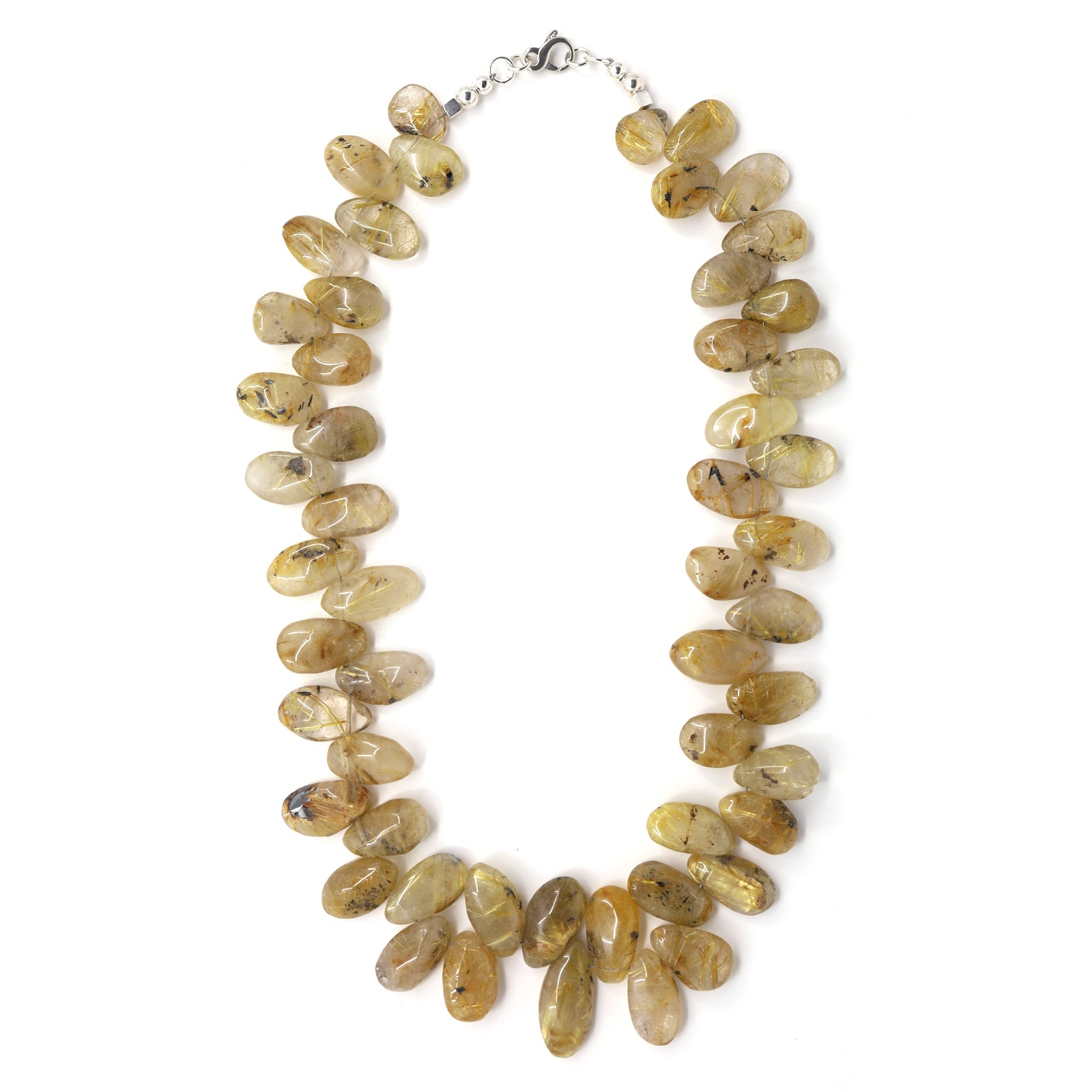 Golden Rutilated Quartz Necklace