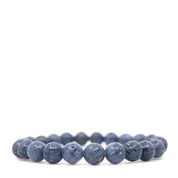 Natural Kyanite & Blue Sponge Coral Bracelet