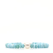 Larimar & Sterling Silver Bracelet