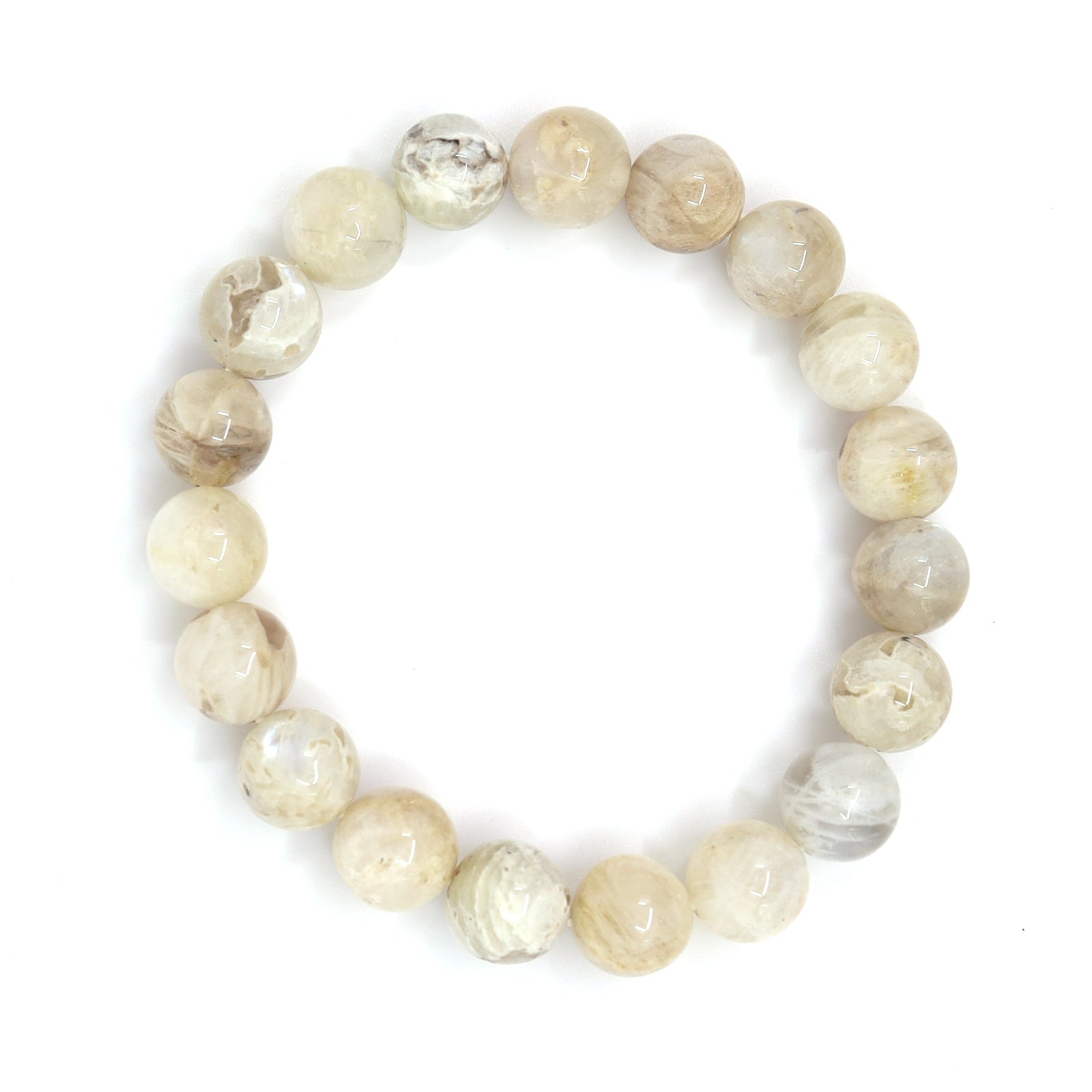 White Moonstone Bracelet