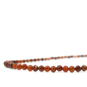 Orange Garnet Hessonite Necklace