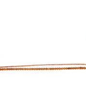 Dainty Orange Garnet Necklace