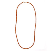 Dainty Orange Garnet Necklace