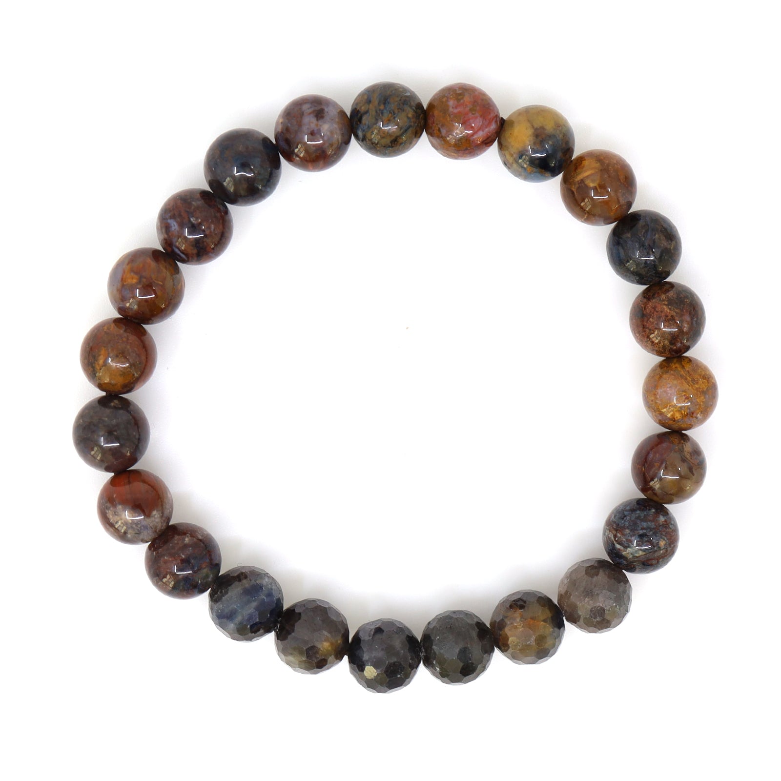 Pietersite & Sapphire Bracelet