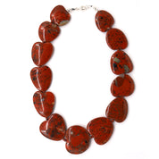 Australian Heart Shaped Cape Jasper Necklace