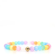 Rainbow Selenite & 14K Gold Filled Bracelet