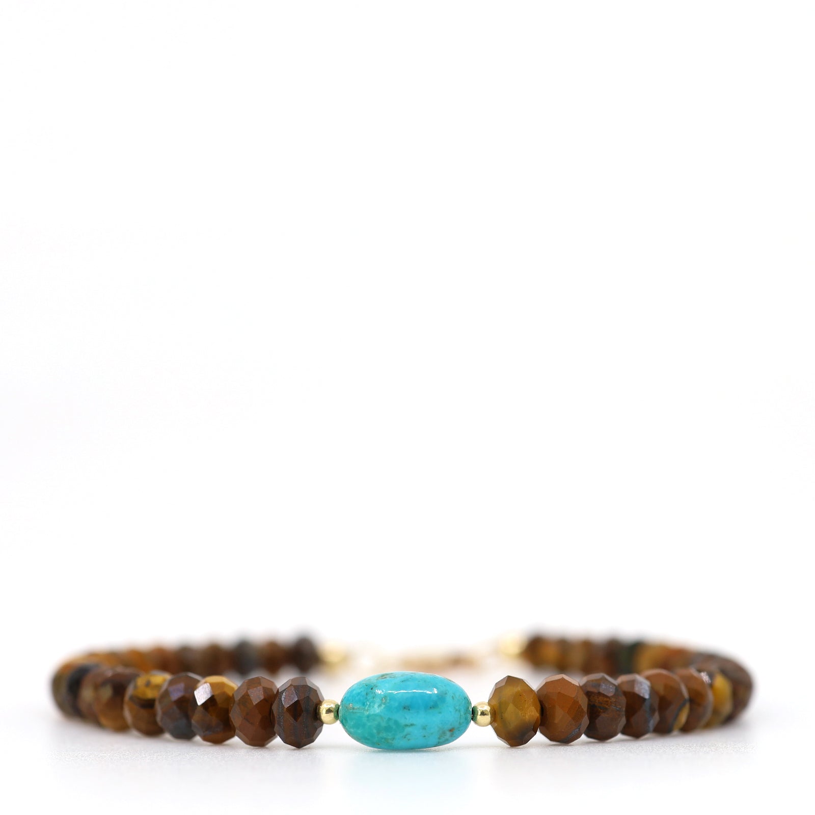 Turquoise & Tiger's Eye Bracelet