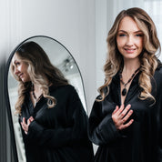 Tourmaline, Diamonds & Onyx Pendant Necklace