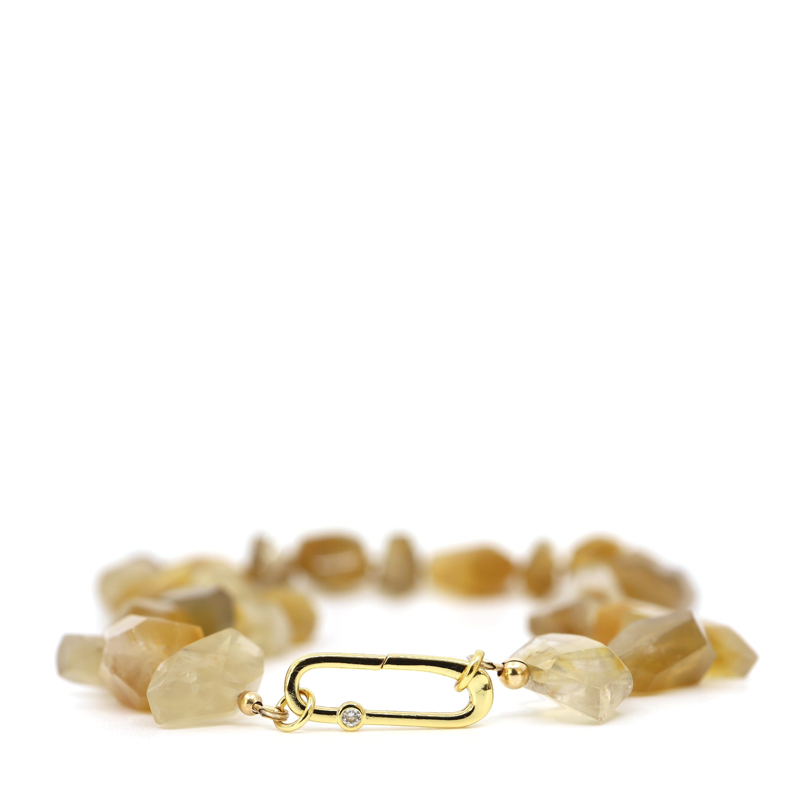 Yellow Hematoid Quartz Necklace