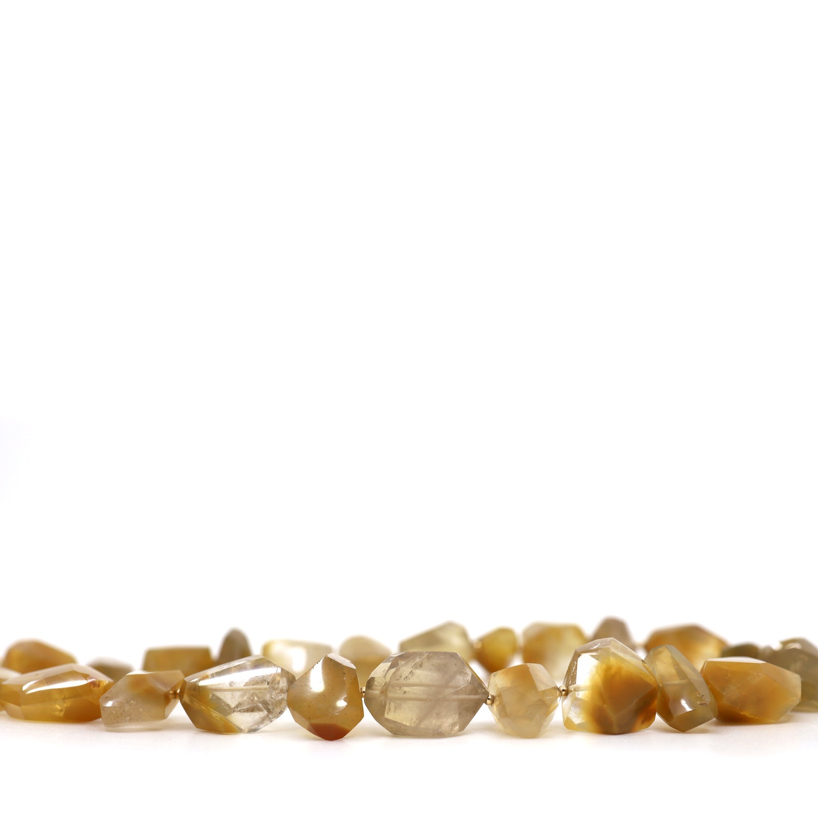 Yellow Hematoid Quartz Necklace