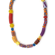 Recycled Multicolour African Recycled Glass Necklace
