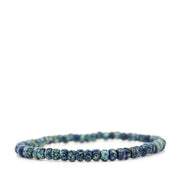 Blue & Green Picasso Czech Bracelet