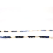 Blue Sapphire & Freshwater Pearls Necklace