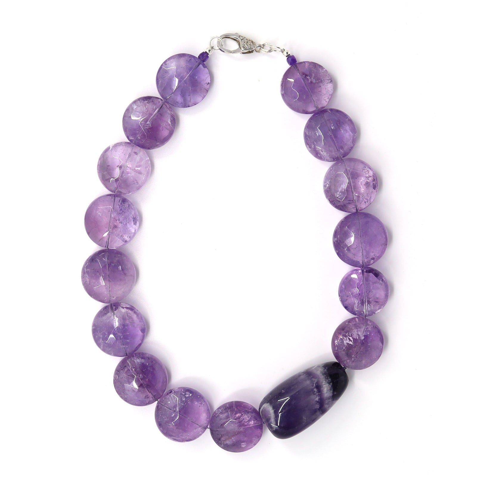 Brazilian Amethyst Statement Necklace