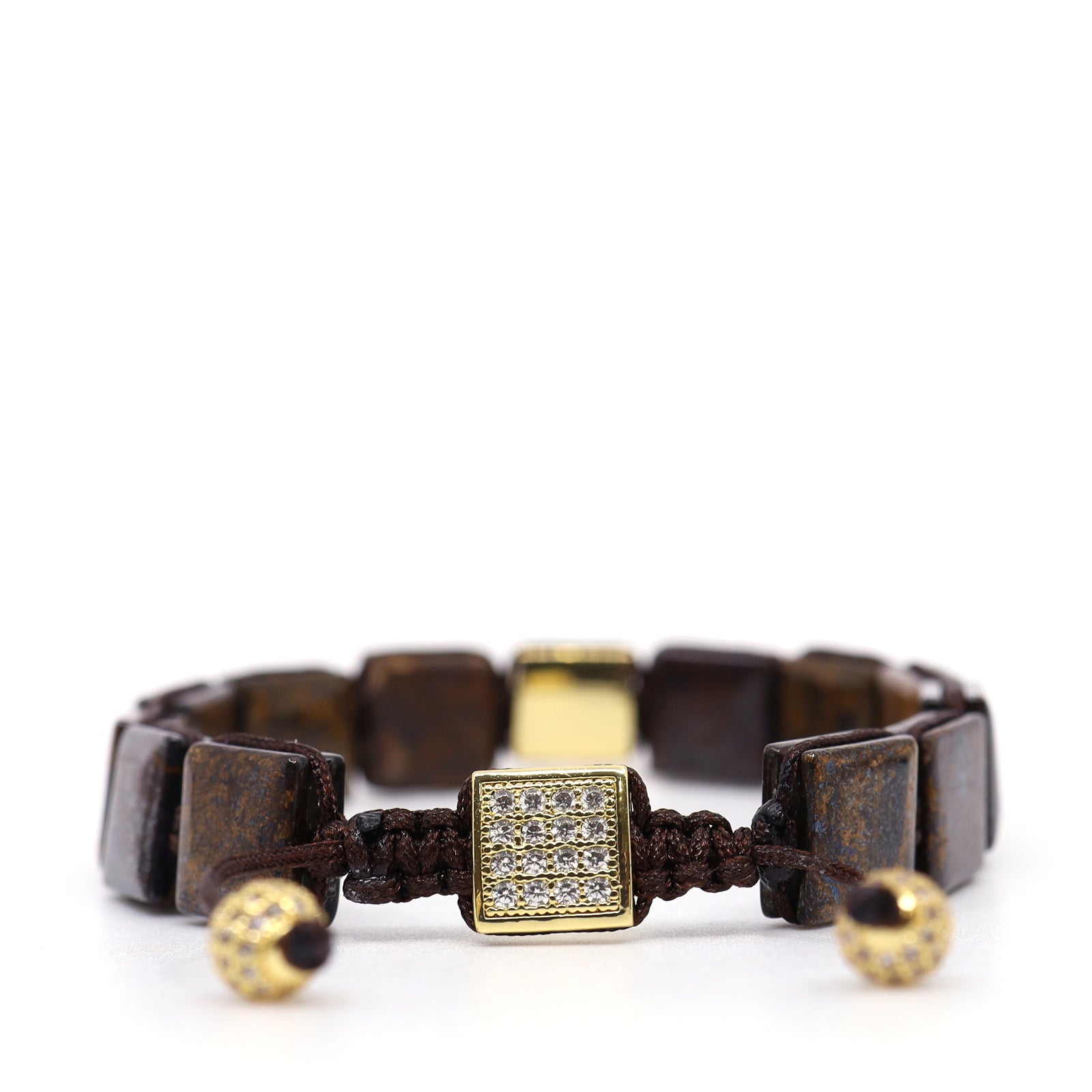 Bronzite Square Bracelet