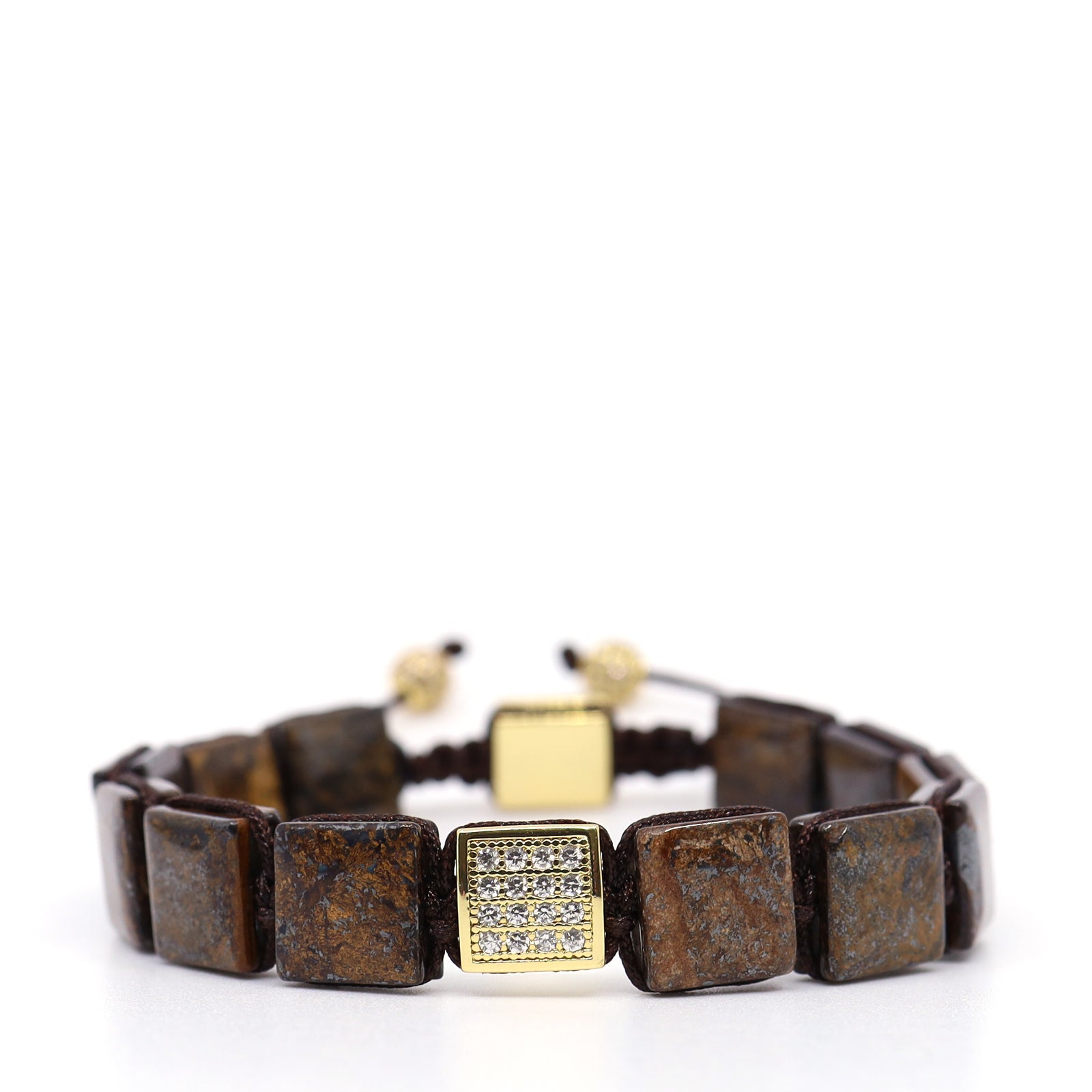 Bronzite Square Bracelet
