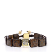 Bronzite Square Bracelet
