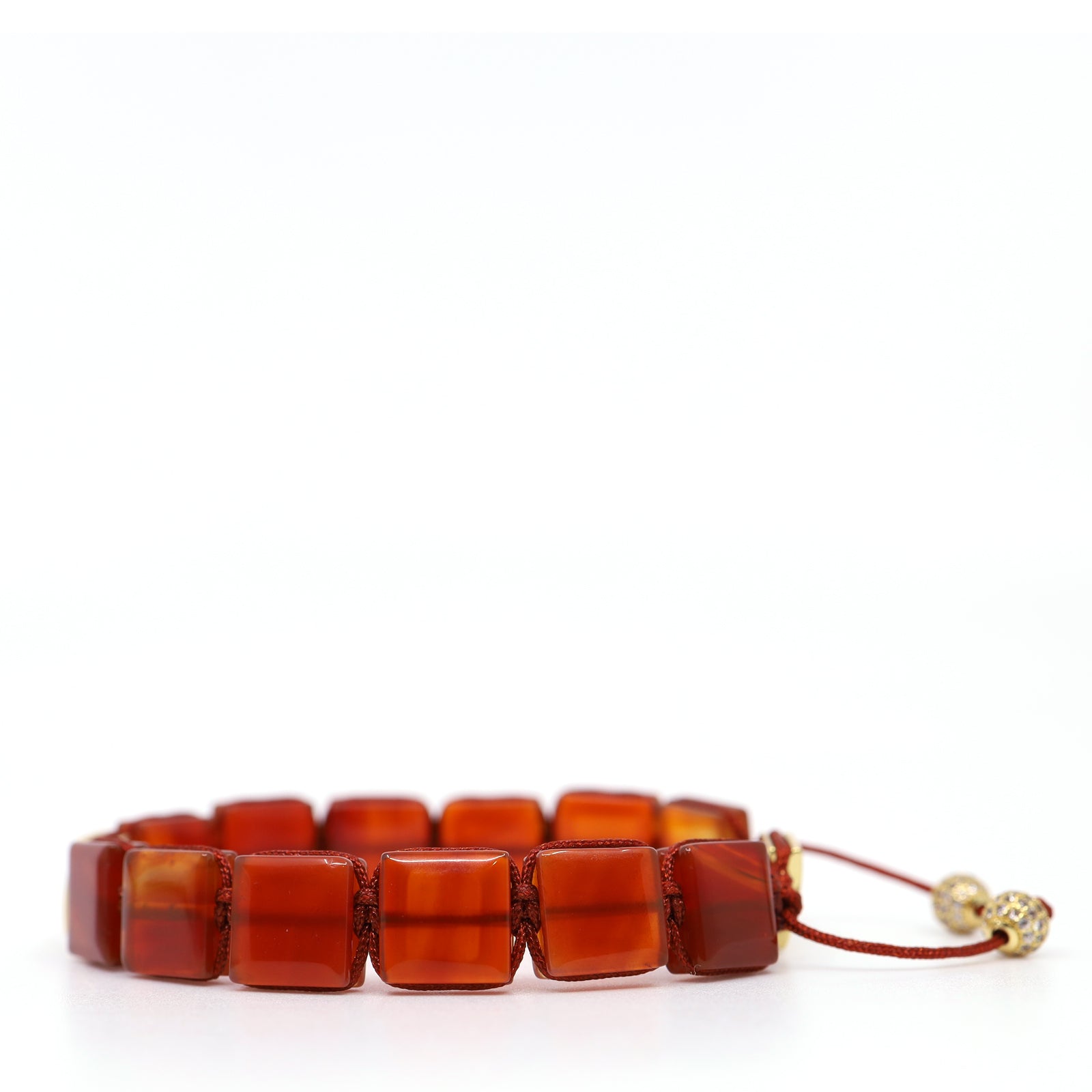 Carnelian Square Bracelet