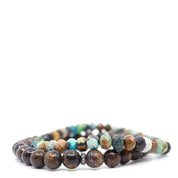 Bronzite & Turquoise Bracelet