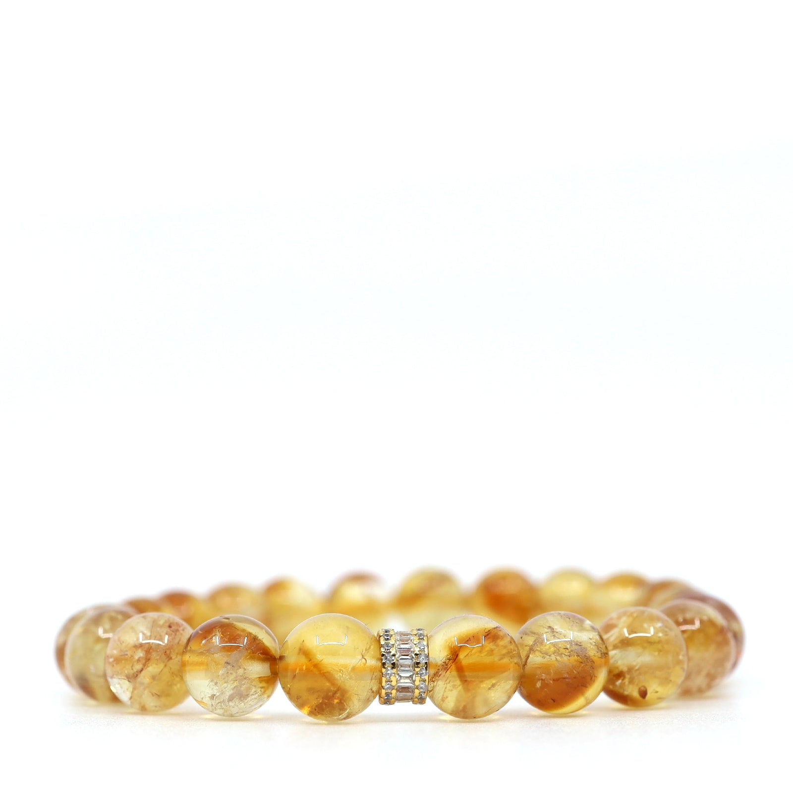 Citrine & Cubic Zirconia Bracelet