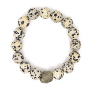 Dalmatian Jasper & Pyrite Bracelet