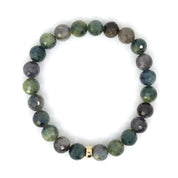 Emerald & 14K Solid Gold Bracelet