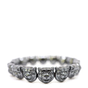 Lion Dark Grey Hematite Bracelet Set