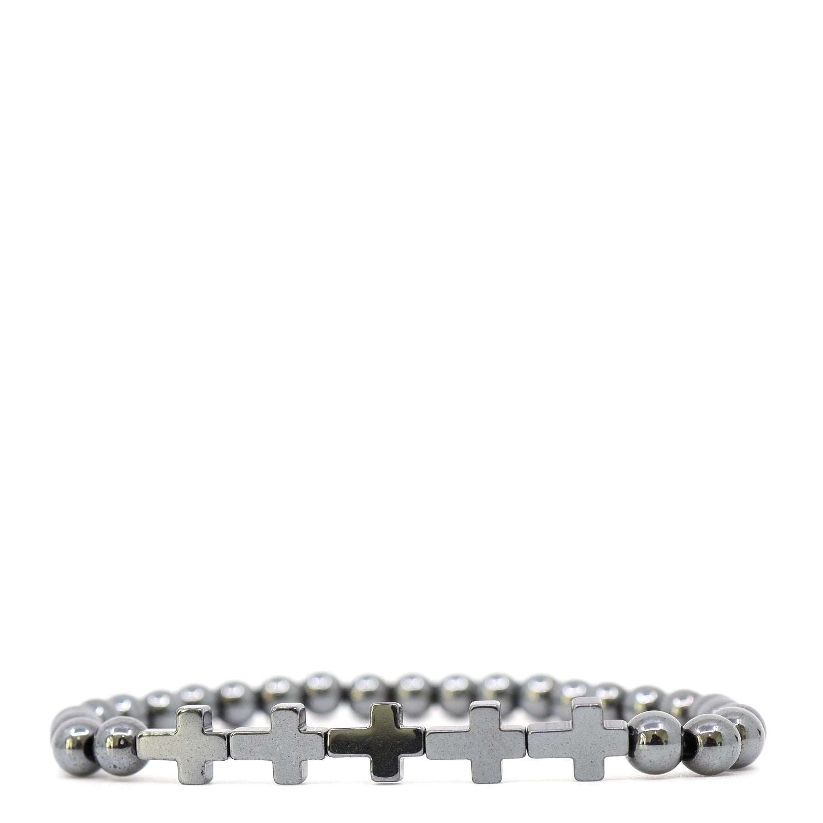 Gunmetal Hematite Bracelet Set
