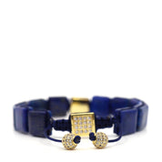 Lapis Lazuli Square Bracelet