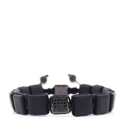 Matte Black Onyx Square Bracelet