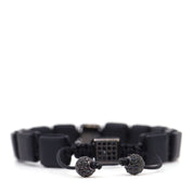 Matte Black Onyx Square Bracelet