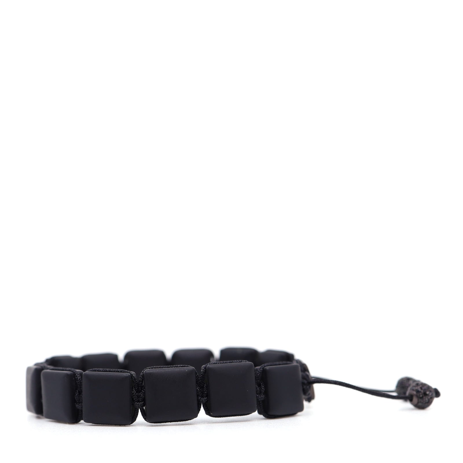 Matte Black Onyx Square Bracelet