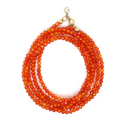 Orange Cubic Zirconia Wrap Bracelet