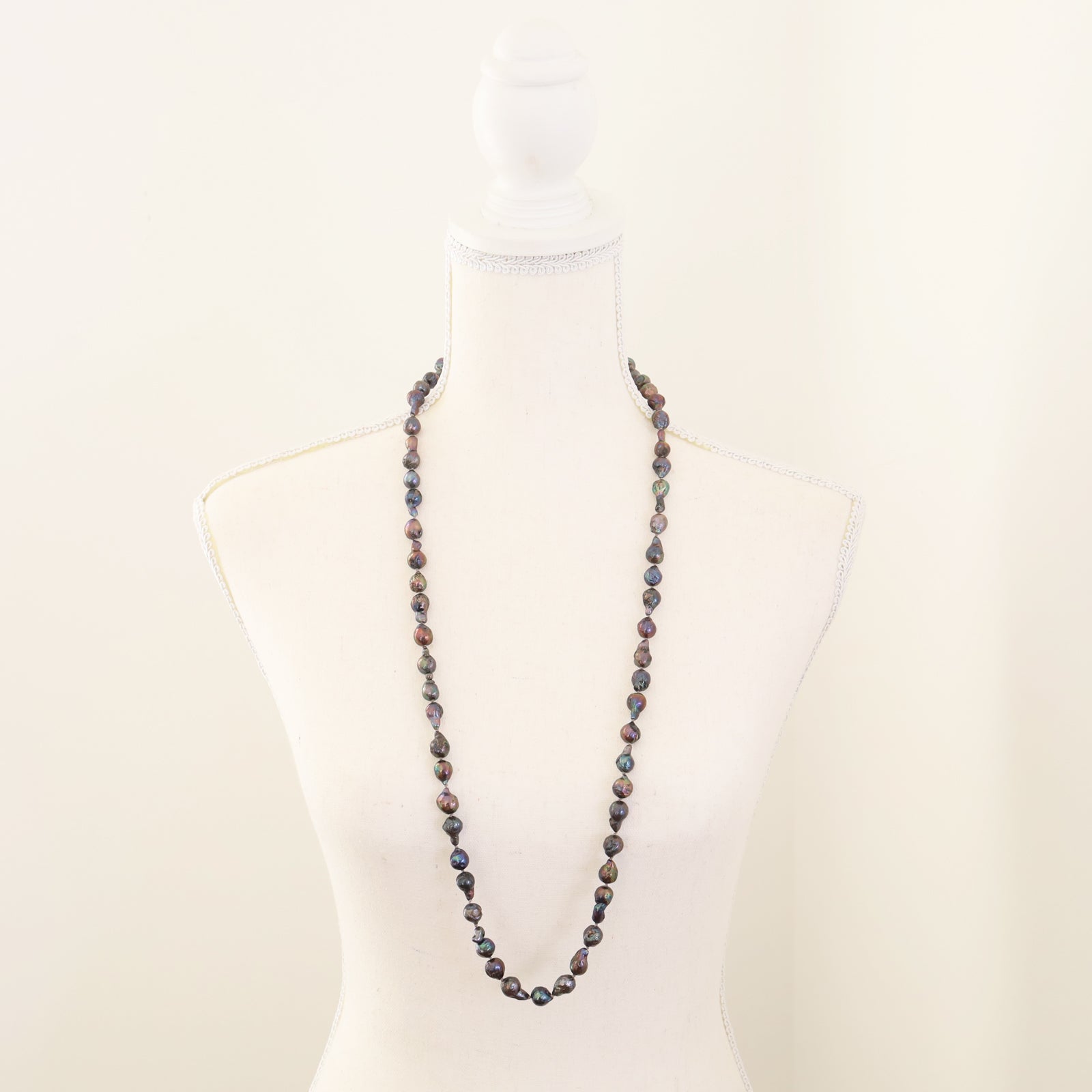 Peacock Baroque Freshwater Pearls Necklace