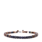 Pietersite & Blue Sapphire Bracelet