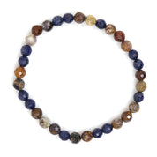 Pietersite & Blue Sapphire Bracelet
