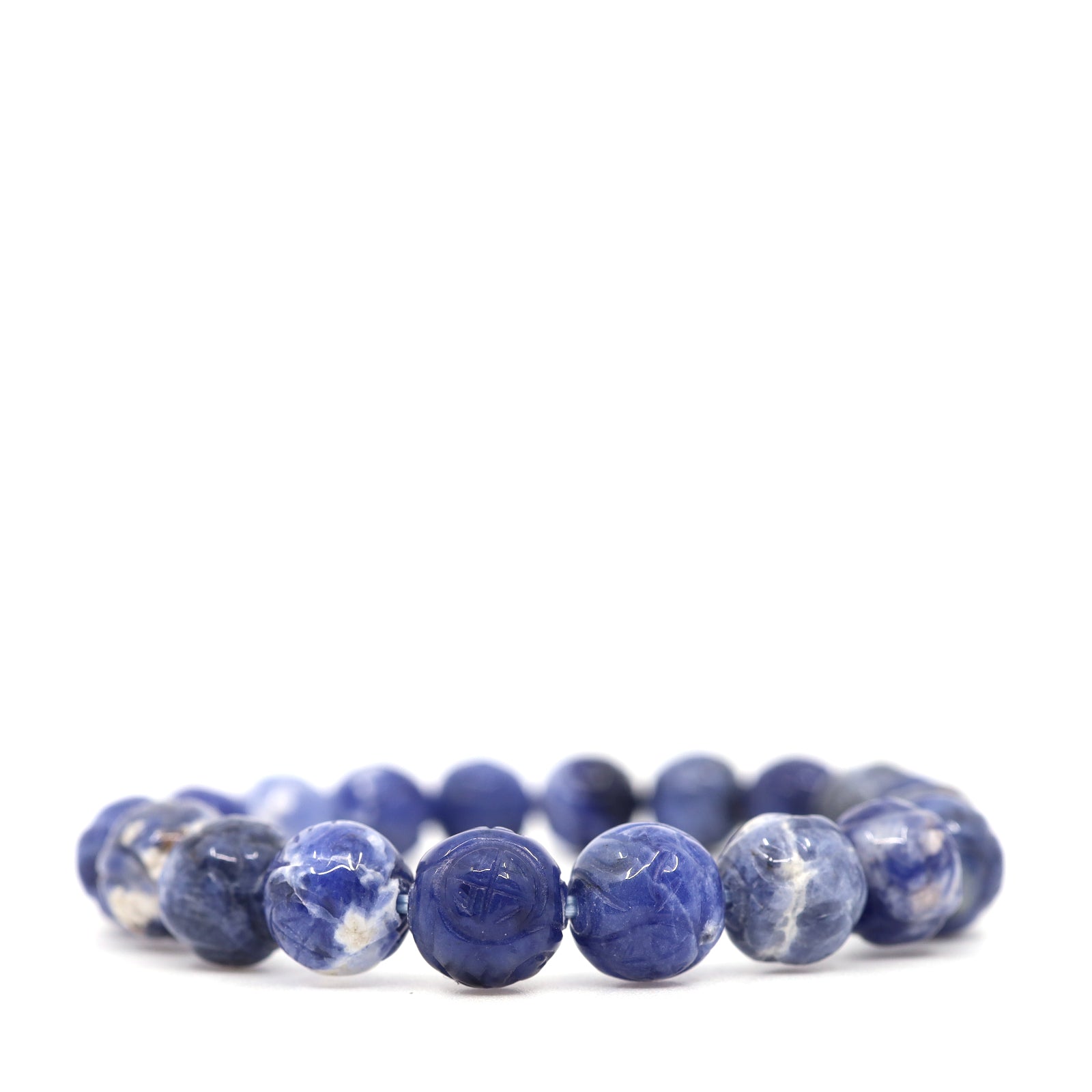 Sodalite Shou Symbol Bracelet
